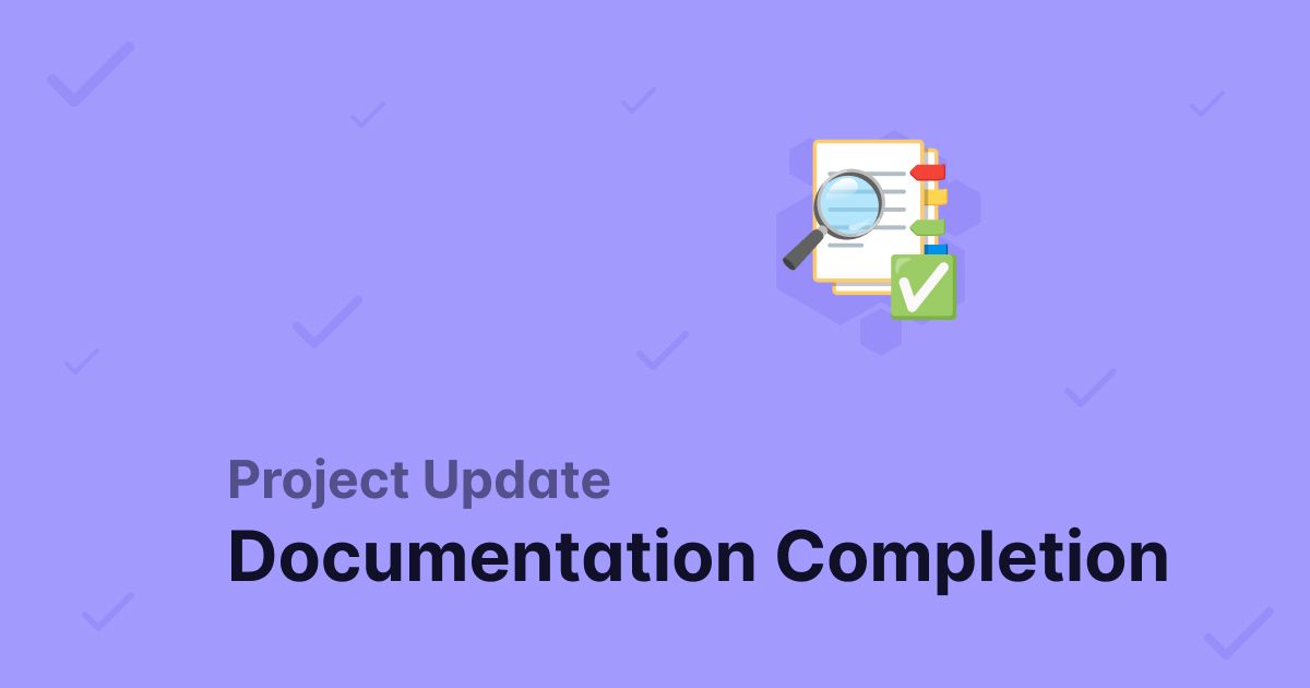 Documentation Completion × Mattrbld